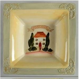 12" square Pasta/ salad bowl